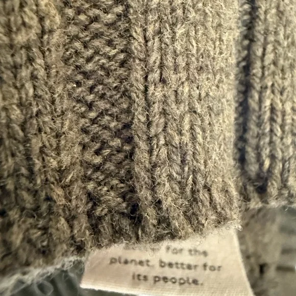 Madewell Olive Roll Neck Sweater XL - Picture 3 of 7